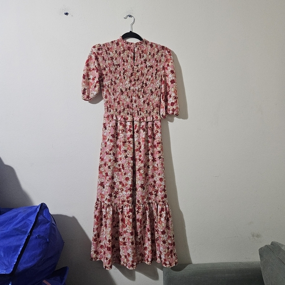 Nanette Lepore Smocked Tiered Dress - Picture 10 of 10